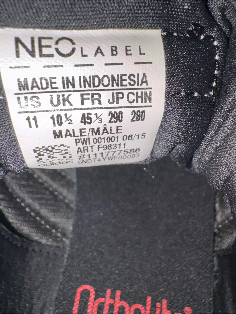 adidas neo red